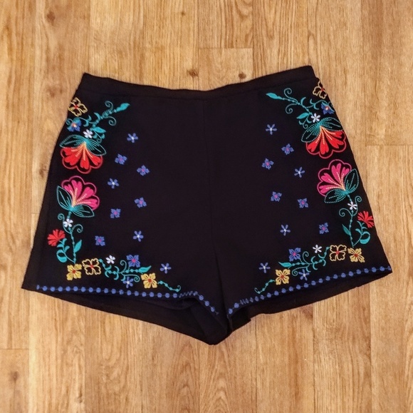Xhilaration Pants - Embroidered High Waisted Shorts